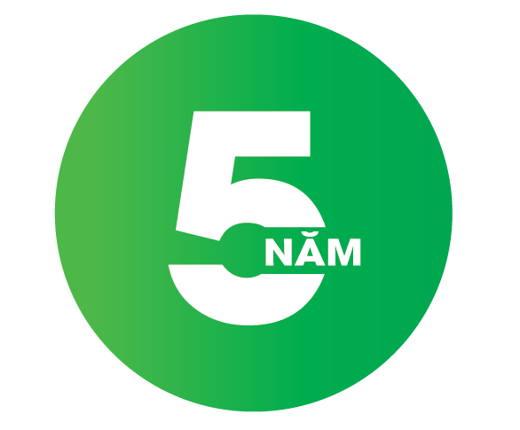 Bảo hành 5 năm chất lượng lõi tấm