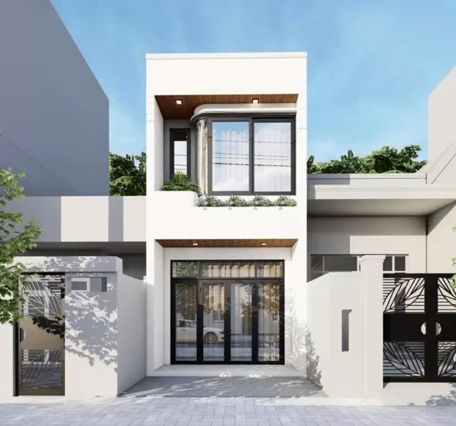 Mẫu nhà ống 2 tầng đẹp 