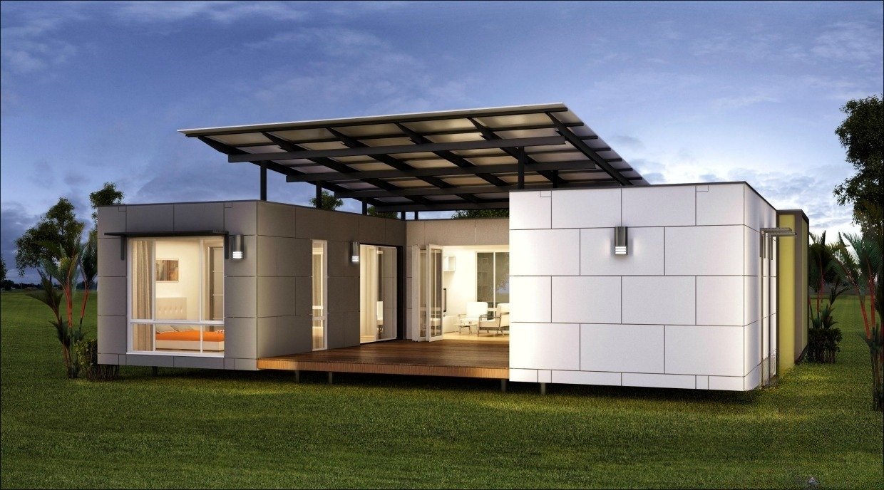 Mẫu nhà container chữ u rộng rãi, tiện nghi