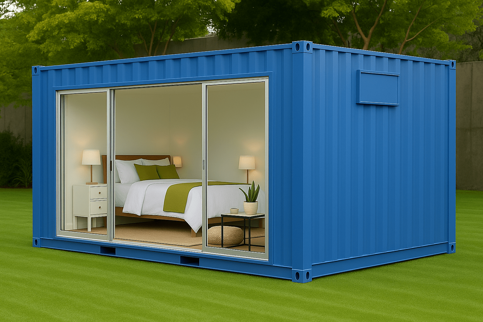 Nhà container là loại nhà được xây dựng từ các thùng container vận chuyển hàng hóa