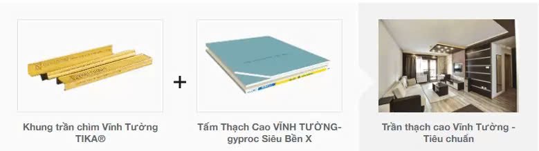 Hệ trần thạch cao Vĩnh Tường Siêu Bền X ứng dụng công nghệ độc quyền kết hợp lõi tổ ong và sợi siêu bền