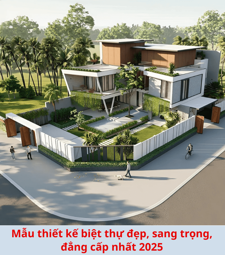 500 mẫu thiết kế biệt thự đẹp, sang trọng, đẳng cấp nhất 2025